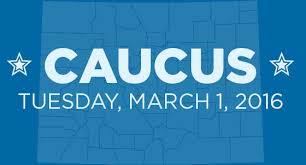 Caucus Tuesday, March 1, 2016